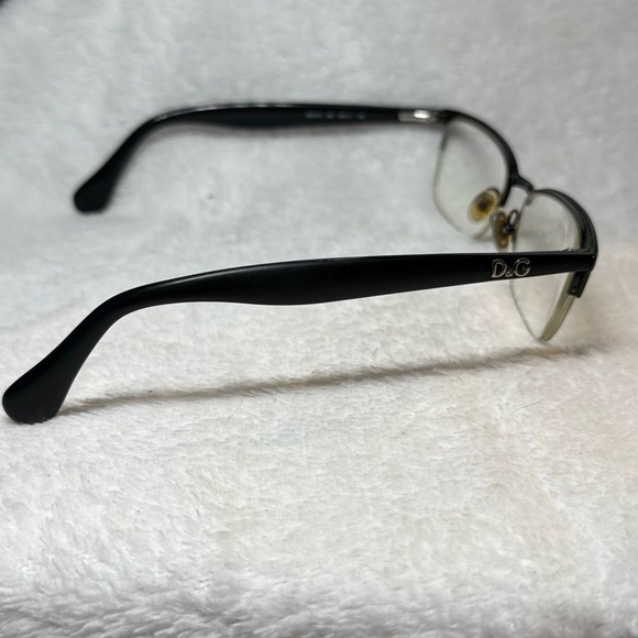Dolce & Gabanna D&G Eyeglass Frames DD5113 64 52-17-153 Black Half Rim Rectangle main image 7